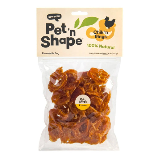 Pet 'N Shape Chik 'n Rings Dog Treat 1ea/8 oz - Petsplace.store