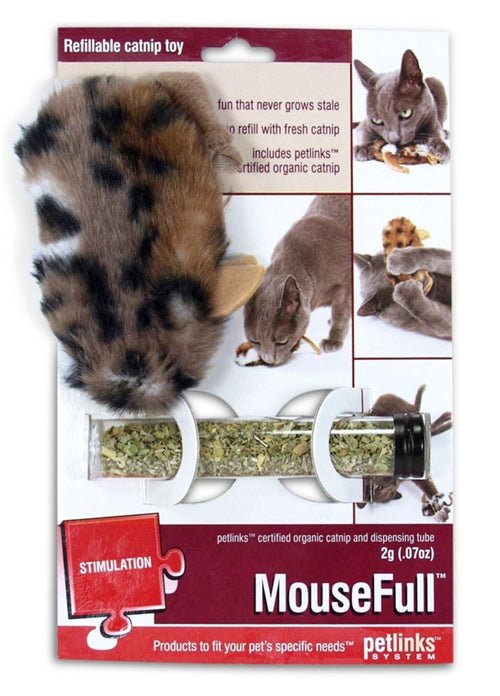 Petlinks Mouse Full Refillable Catnip Toy Assorted 1ea - Petsplace.store