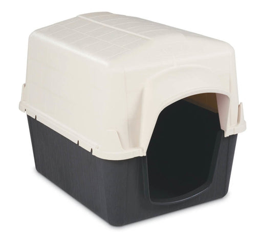 Petmate Barnhome III Dog House Bleached Linen/Black 1ea/MD - Petsplace.store