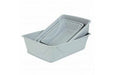 Petmate Basic Cat Litter Pan Mouse Gray 1ea/SM - Petsplace.store