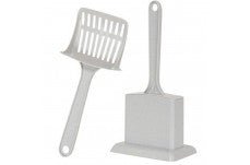 Petmate Handy Stand Cat Litter Scoop Bone 1ea/One Size - Petsplace.store