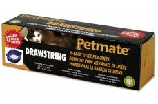 Petmate Hi - Back Drawstring Litter Pan Liners Clear 1ea/12 ct, LG - Petsplace.store