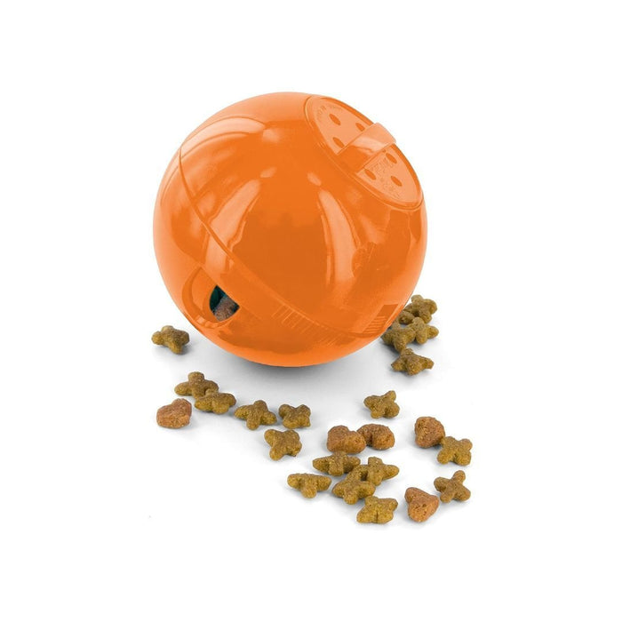 PetSafe SlimCat Food Dispenser Cat Toy Orange 1ea - Petsplace.store