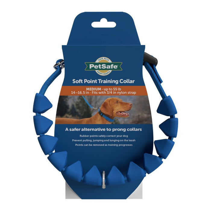 PetSafe Soft Point Training Collar 3/4in wide Royal Blue 1ea/MD - Petsplace.store