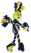 Petsport USA Twisted Chew Mini Rasta Man Dog Toy Blue, Yellow 1ea/1.5 in, Mini - Petsplace.store