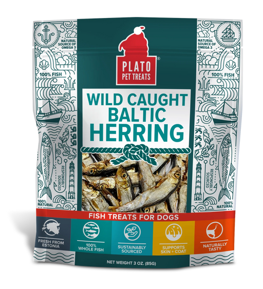 Plato Dog Baltic Herring 3 oz. - Petsplace.store