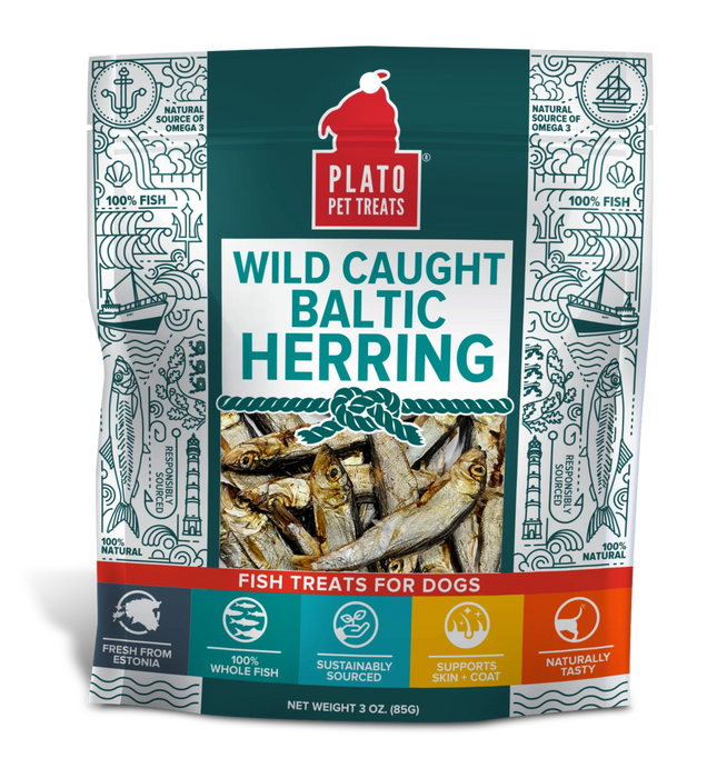 Plato Dog Baltic Herring 3 oz. - Petsplace.store