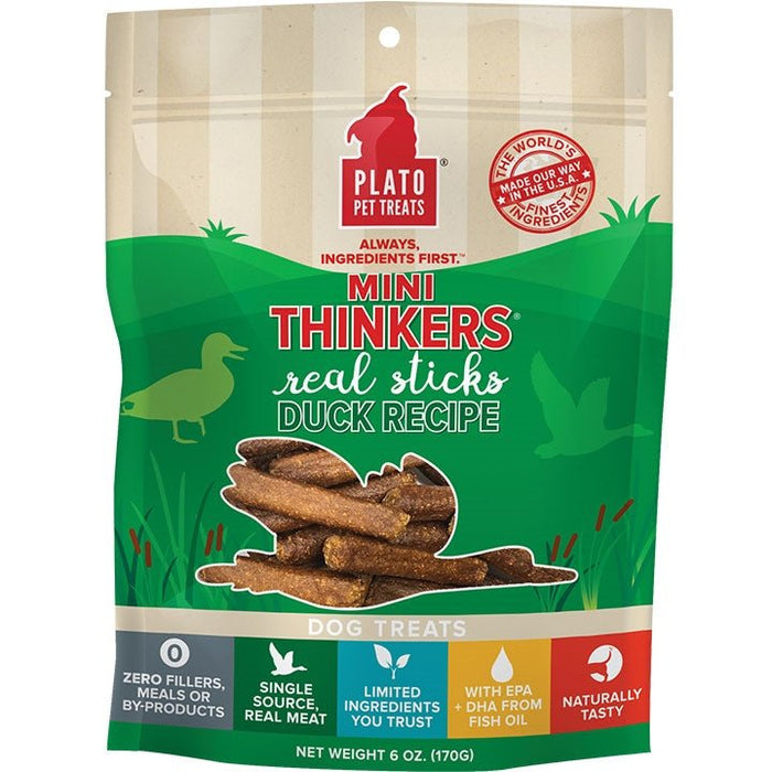 Plato Dog Mini Thinkers Duck 6oz. - Petsplace.store