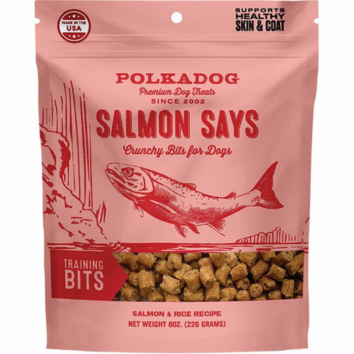 Polka Dog - Salmon Says Training Bits - 8oz. - Petsplace.store