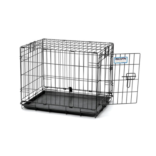 Precision Pet Products ProValu 1 Door Wire Dog Crate Black 1ea/24 in - Petsplace.store