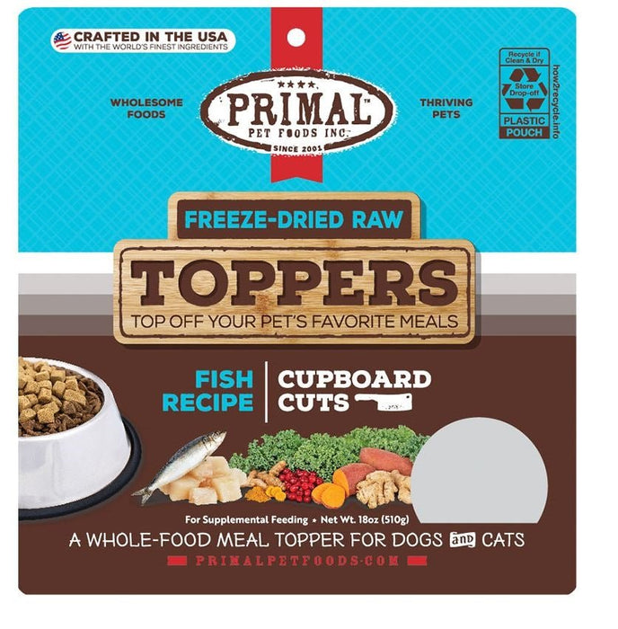 Primal Dog - Cat Fd Raw Topper Cupboard Cuts Pork 18oz. - Petsplace.store