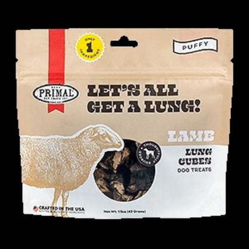 Primal Dog Lets Get Lung Lamb 1.5oz. - Petsplace.store