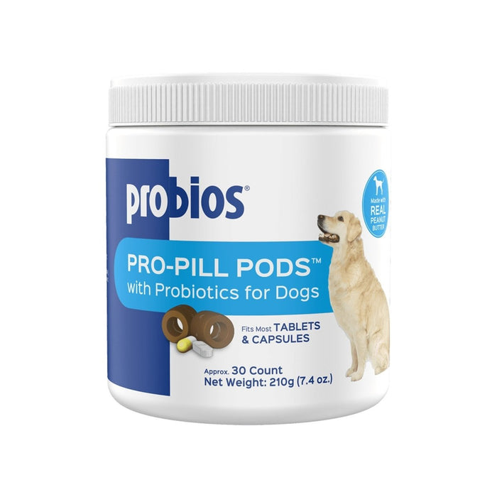 Probios Pro - Pill Pods with Probiotics for Large Dogs Peanut Butter 30 count - Petsplace.store