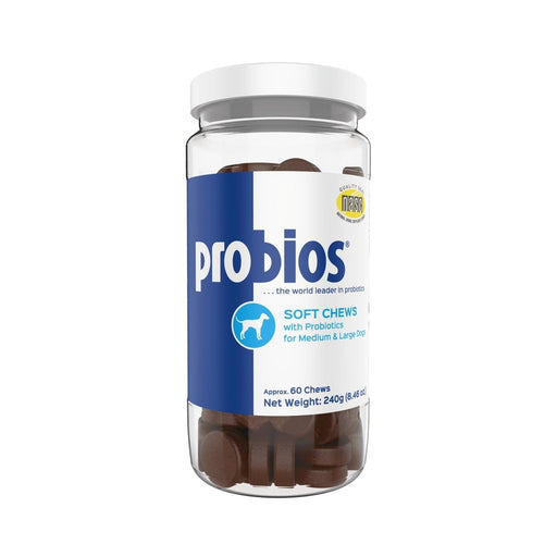 Probios Soft Chews with Prebiotics for Medium and Large Dogs 240gm - Petsplace.store