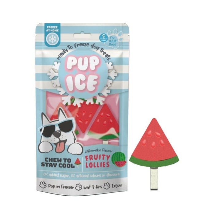 Pup Ice Fruity Lollies Watermelon 3 Pk - Petsplace.store