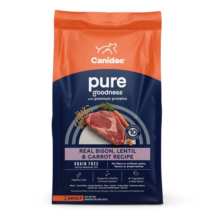 Pure Grain Free Dog Food Fresh Bison 4 Lb - Petsplace.store