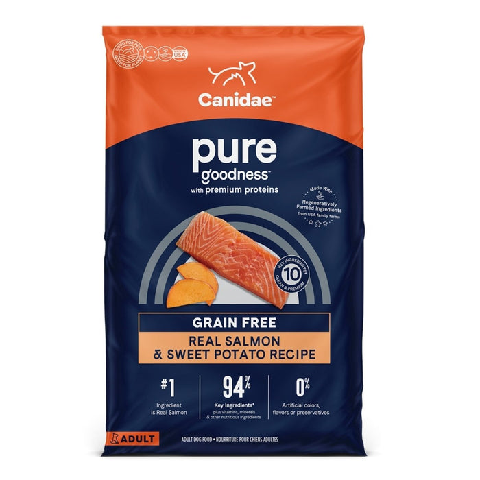 Pure Grain Free Dog Food Salmon/Sweet Potato 12 Lb - Petsplace.store