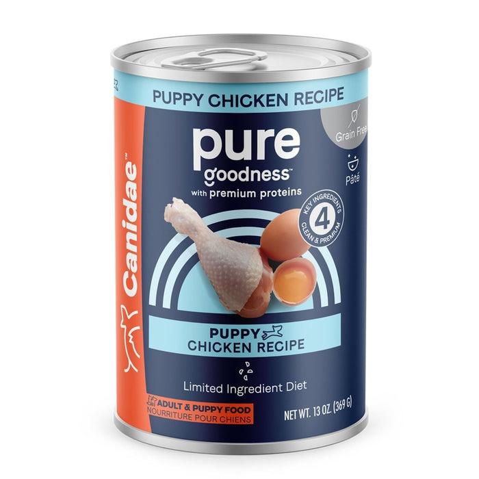 Pure Puppy Canned Grain Free Dog Food Chicken 13oz. (Case of 12) - Petsplace.store