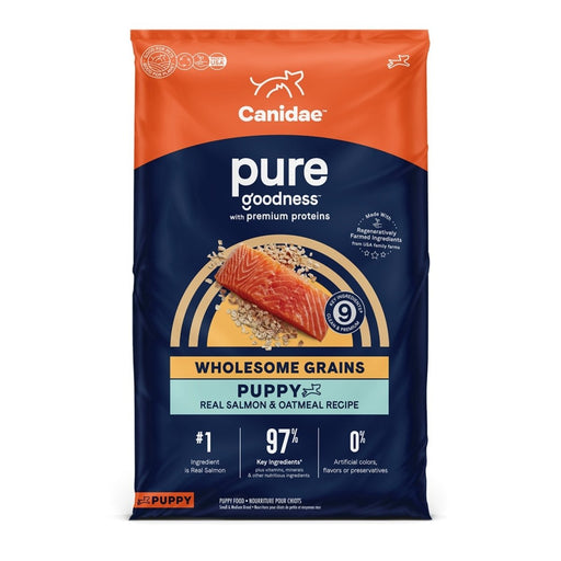 Pure Puppy Food with Wholesome Grains Salmon/Oatmeal 22 Lb - Petsplace.store