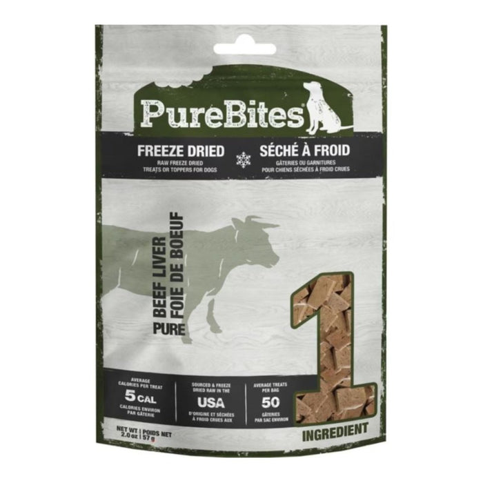 Purebites Freeze Dried Dog Treats Beef Liver 2oz. - Petsplace.store