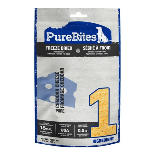 Purebites Freeze Dried Dog Treats Cheddar Cheese 4.2oz. - Petsplace.store