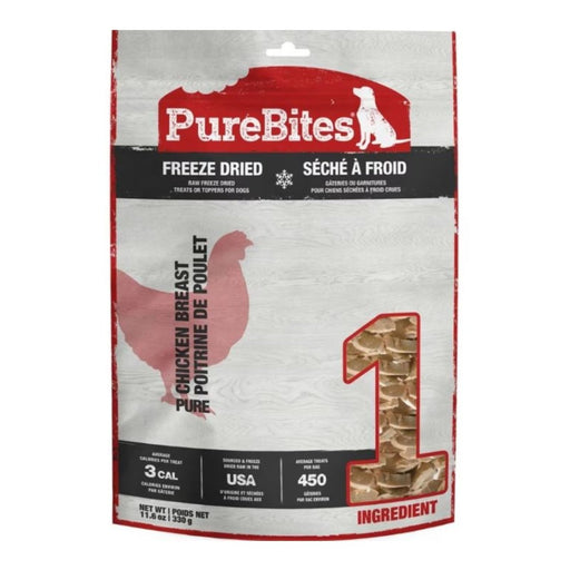 Purebites Freeze Dried Dog Treats Chicken Breast 11.6oz. - Petsplace.store