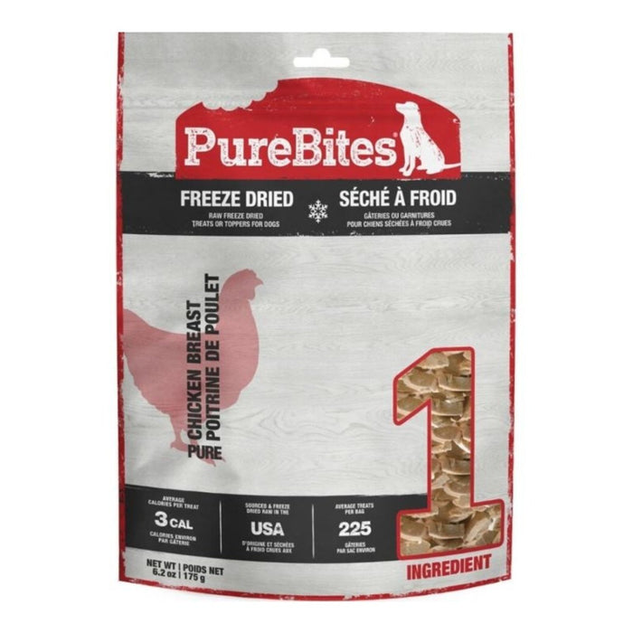 Purebites Freeze Dried Dog Treats Chicken Breast 6.2oz. - Petsplace.store