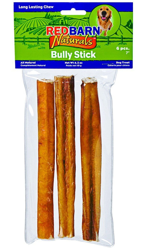 Redbarn Pet Products Bully Stick Dog Treat 1ea/7 in, 3 pk - Petsplace.store