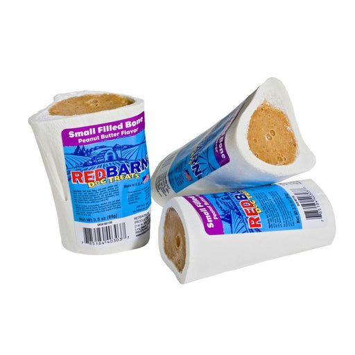 Redbarn Pet Products Filled Bone Dog Treat Peanut Butter 1ea/10 in, LG - Petsplace.store