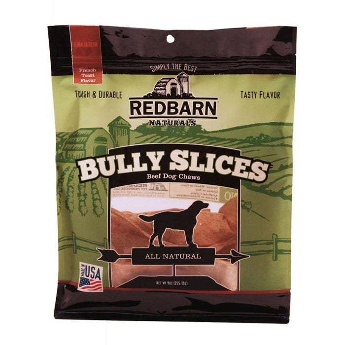 Redbarn Pet Products Natural Bully Slices Dog Treat French Toast 1ea/9 oz - Petsplace.store