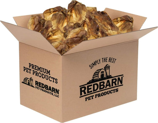 Redbarn Pet Products Natural Pig Ears Dog Treat Bulk Box 1ea/100 ct - Petsplace.store