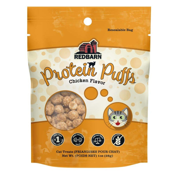 Redbarn Pet Products Protein Puffs Crunchy Cat Treats Chicken 1ea/1 oz - Petsplace.store