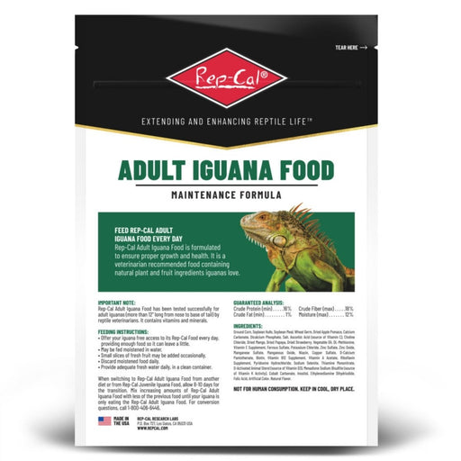 RepCal Research Labs Maintenance Formula Adult Iguana Dry Food Bag, 1ea/10 oz - Petsplace.store