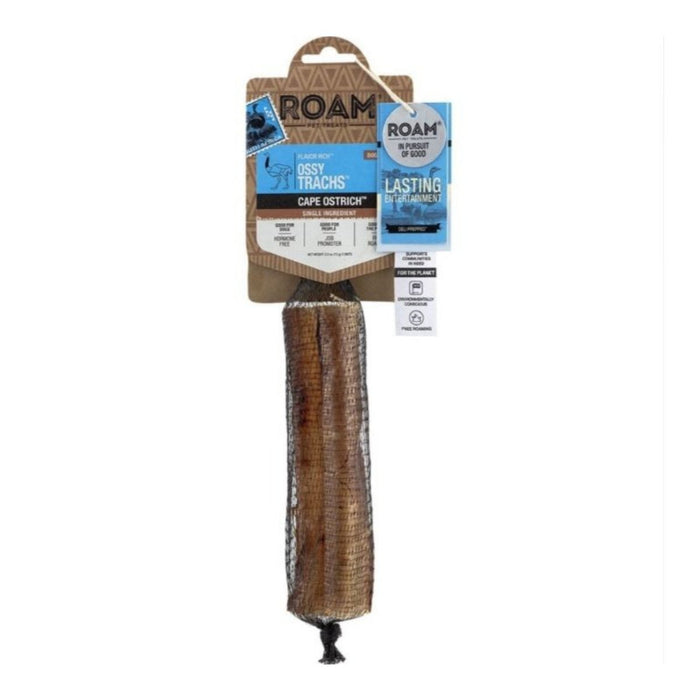 Roam Flavor Rich Ossy Trachs Ostrich 6 - 7 In - 2 Pk - Petsplace.store