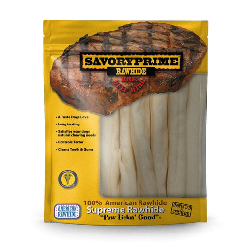 Savory Prime Supreme Rawhide Retriever Roll Natural 1ea/4.8 oz, 7 pk - Petsplace.store