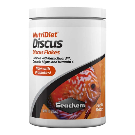 Seachem Laboratories NutriDiet Discus Flakes Fish Food 1ea/3.5 oz. - Petsplace.store