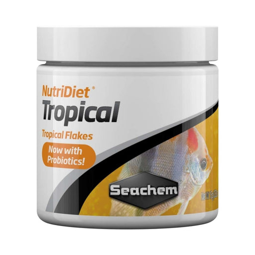 Seachem Laboratories NutriDiet Tropical Flakes Fish Food 1ea/0.5 oz. - Petsplace.store