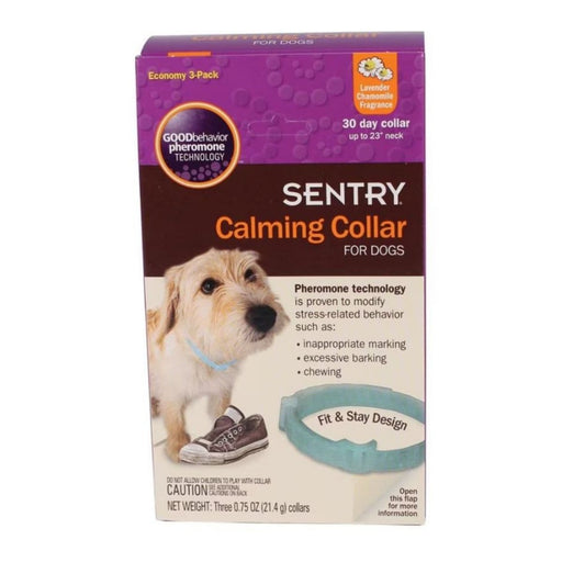 SENTRY Calming Collar for Dogs 1ea/0.75 oz, 3 pk - Petsplace.store