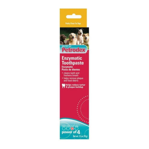 SENTRY Petrodex Enzymatic Toothpaste for Dogs 1ea/2.5 oz - Petsplace.store