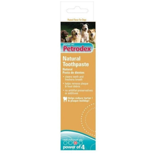 SENTRY Petrodex Natural Toothpaste for Dogs 1ea/2.5 oz - Petsplace.store