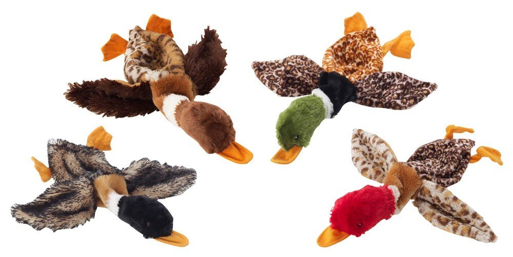 Skinneeez Barnyard Series Dog Toy Mallard Ducks Assorted 1ea/Regular - Petsplace.store