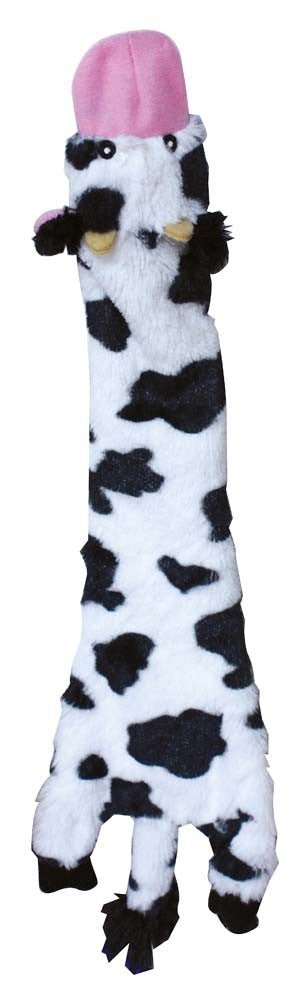 Skinneeez Crinkler Dog Toy Cow 1ea/14 in - Petsplace.store