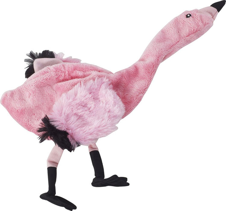 Skinneeez Exotic Series Dog Toy Flamingo Pink 1ea/Regular - Petsplace.store