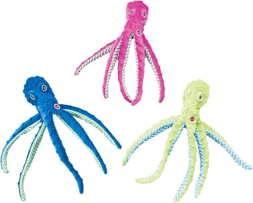 Skinneeez Extreme Dog Toy Octopus Assorted 1ea/16 in - Petsplace.store