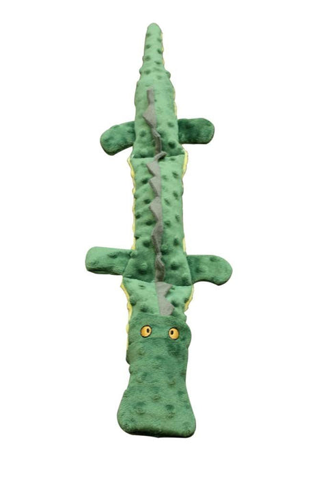 Skinneeez Extreme Dog Toy Triple Squeaker Croc 1ea/25 in - Petsplace.store