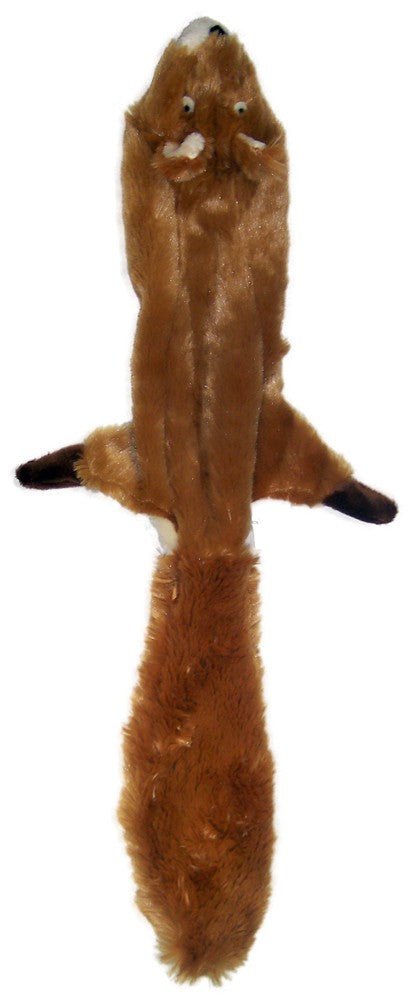 Skinneeez Forest Series Dog Toy Squirrel Brown 1ea/Regular - Petsplace.store