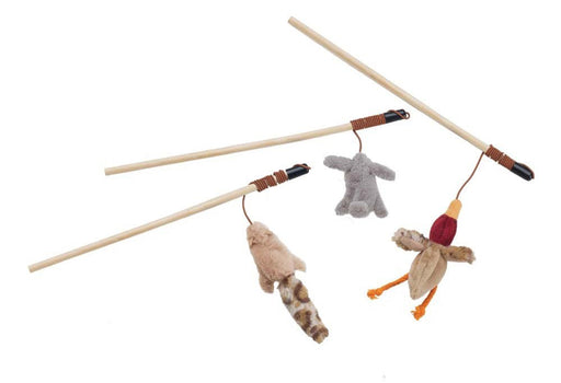 Skinneeez Friends Teaser Wands with Catnip Assorted 12 in - Petsplace.store