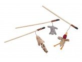 Skinneeez Friends Teaser Wands with Catnip Assorted 12 in - Petsplace.store