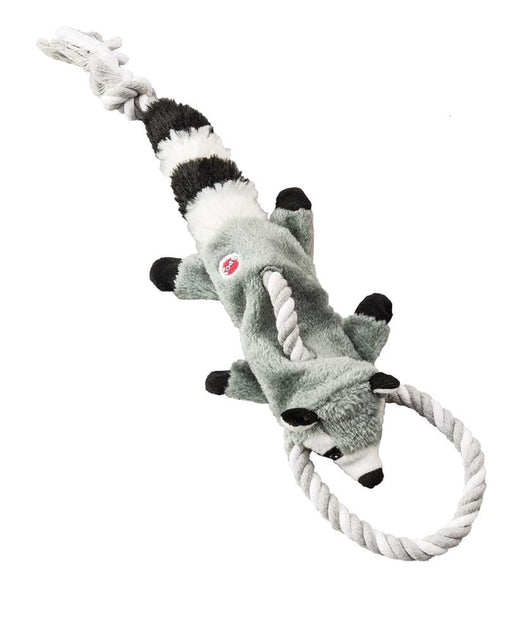 Skinneeez Tugs Dog Toy Forest Raccoon Multi - Color 1ea/14 in - Petsplace.store