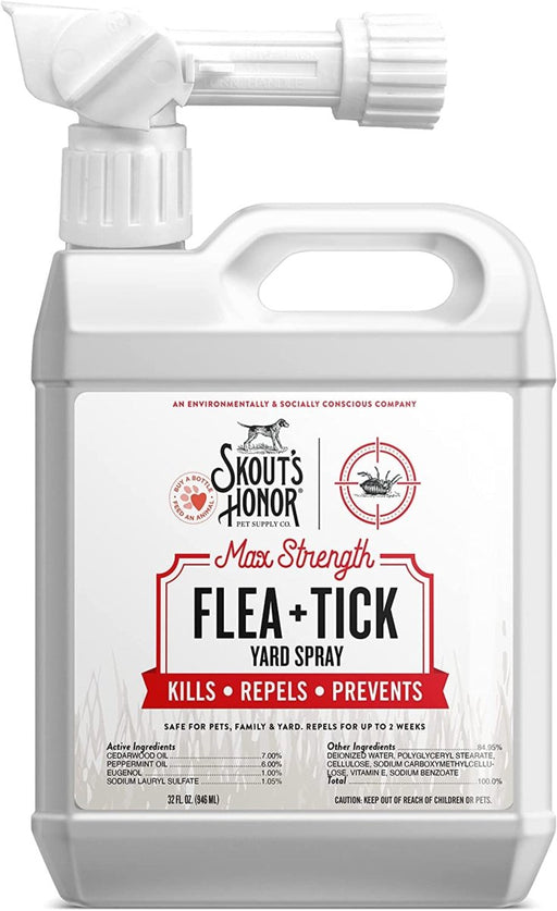 Skouts Honor Dog Flea and Tick Yard Spray 32Oz - Petsplace.store